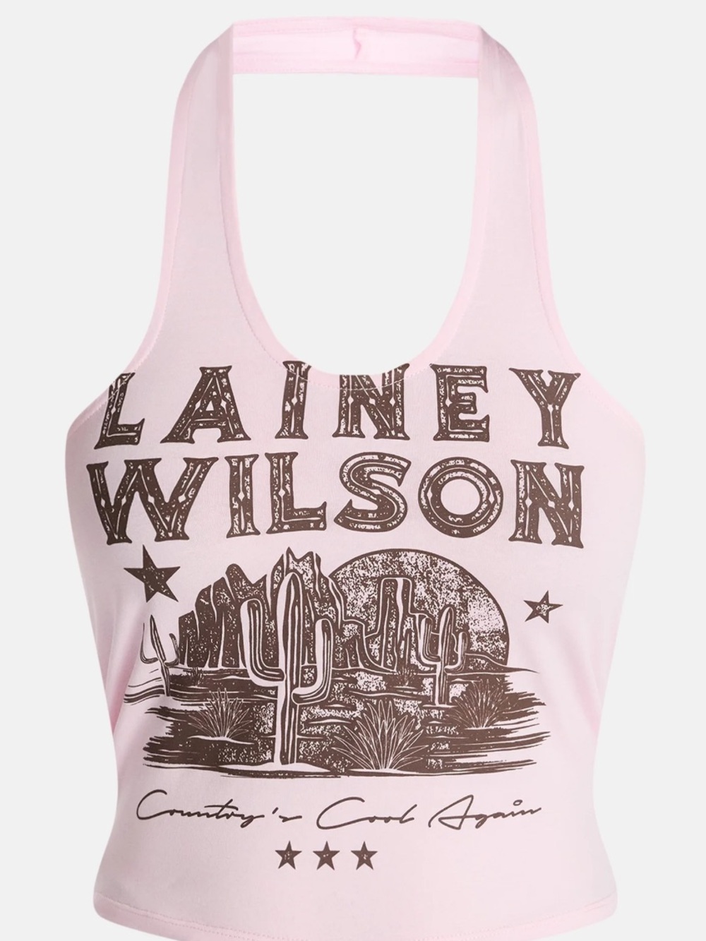 Lainey Wilson Women's Graphic Halter Top